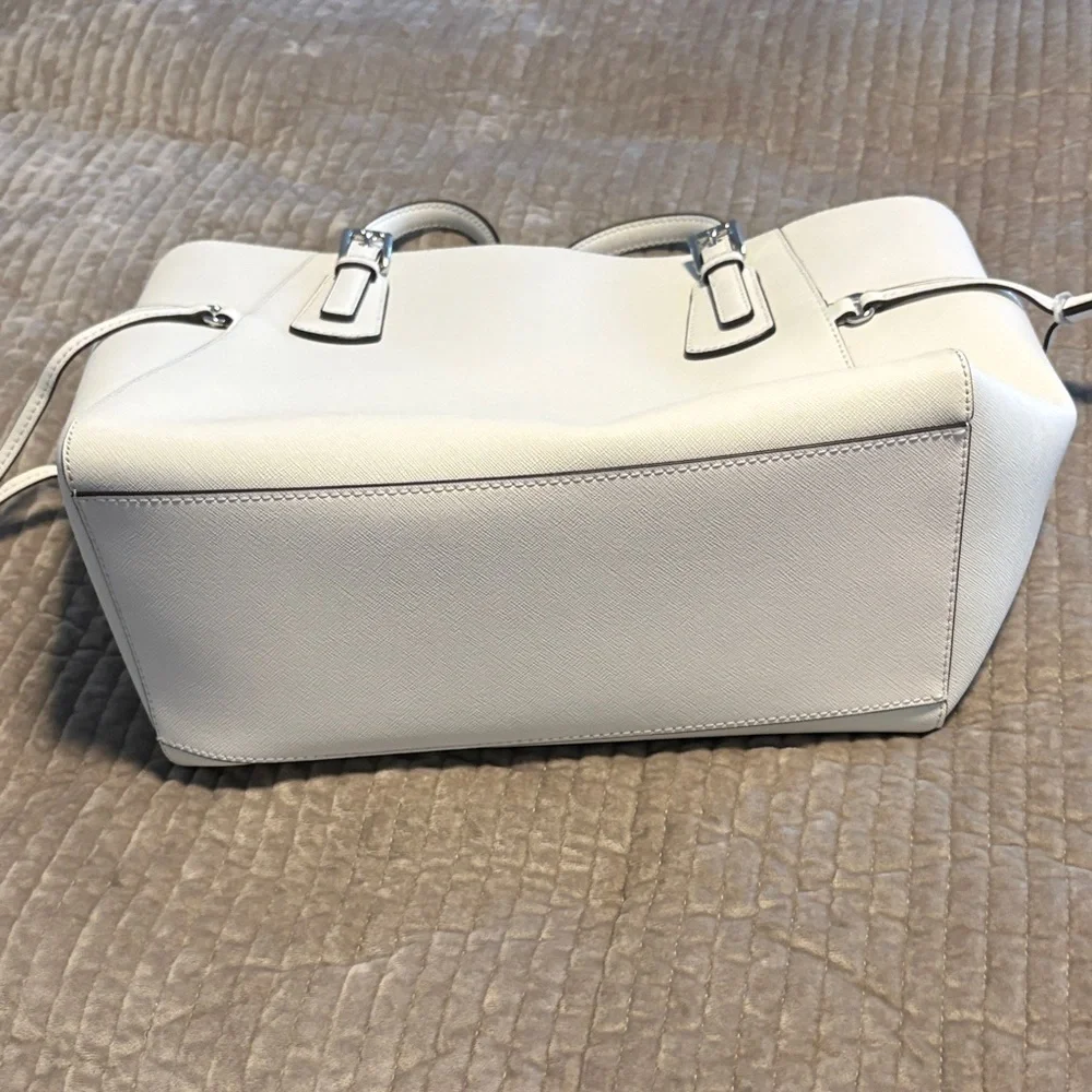 Michael Kors Cream Leather Tote